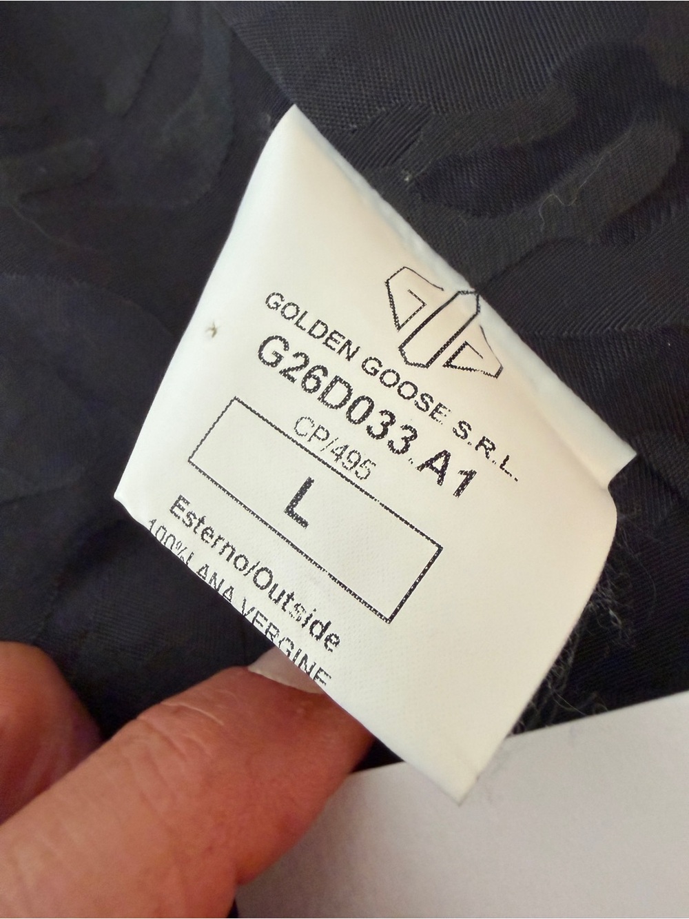 Golden Goose Plaid Raw Edge Comma Jacket in size L - Picture 3 of 13